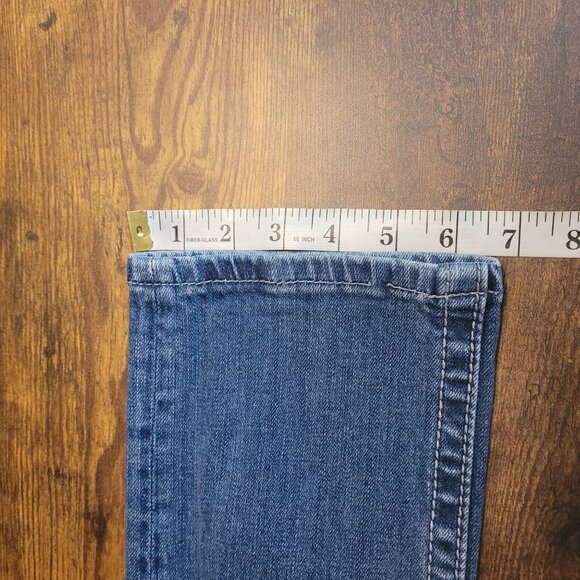 Miss Me Jeans 27 Low Rise Capri Button Flap Ripped Embellished Fray Western - Picture 10 of 11